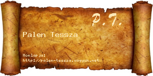 Palen Tessza névjegykártya